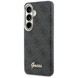 Husa pentru Samsung Galaxy S26, Guess 4G Script MagSafe (GUHMS26S5P4FWMSK), negru