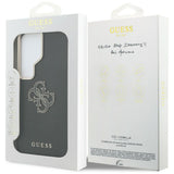 Husa pentru Samsung Galaxy S26 Ultra, Guess Grained Big 4G Metal Logo (GUHCS26L5PS4RGGK), negru