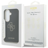 Husa pentru Samsung Galaxy S26, Guess Grained Big 4G Metal Logo (GUHCS26S5PS4RGGK), negru