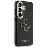 Husa pentru Samsung Galaxy S26, Guess Grained Big 4G Metal Logo (GUHCS26S5PS4RGGK), negru