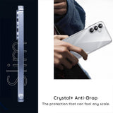 Husa pentru Samsung Galaxy S26, Blueo Crystal+ Anti-Drop Series, transparenta