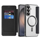 Husa pentru Samsung Galaxy S26, Techsuit SmartMag Book Case, albastru