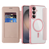 Husa pentru Samsung Galaxy S26, Techsuit SmartMag Book Case, albastru