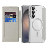 Husa pentru Samsung Galaxy S26, Techsuit SmartMag Book Case, albastru
