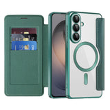 Husa pentru Samsung Galaxy S26, Techsuit SmartMag Book Case, albastru