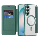 Husa pentru Samsung Galaxy S26 Plus, Techsuit SmartMag Book Case, albastru