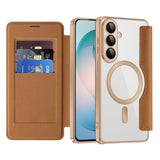 Husa pentru Samsung Galaxy S26 Plus, Techsuit SmartMag Book Case, albastru