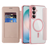 Husa pentru Samsung Galaxy S26 Plus, Techsuit SmartMag Book Case, albastru
