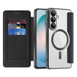 Husa pentru Samsung Galaxy S26 Plus, Techsuit SmartMag Book Case, albastru