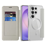Husa pentru Samsung Galaxy S26 Ultra, Techsuit SmartMag Book Case, albastru