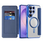 Husa pentru Samsung Galaxy S26 Ultra, Techsuit SmartMag Book Case, albastru