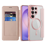 Husa pentru Samsung Galaxy S26 Ultra, Techsuit SmartMag Book Case, albastru