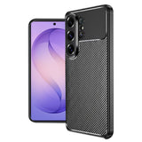 Husa pentru Samsung Galaxy S26 Ultra, Techsuit CarbonFiber, negru