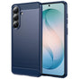 Husa pentru Samsung Galaxy S26 Plus, Techsuit Carbon Silicone, albastru