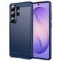 Husa pentru Samsung Galaxy S26 Ultra, Techsuit Carbon Silicone, albastru
