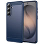 Husa pentru Samsung Galaxy S26, Techsuit Carbon Silicone, albastru