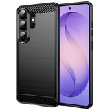 Husa pentru Samsung Galaxy S26 Ultra, Techsuit Carbon Silicone, albastru