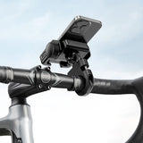 Acefast Suport Telefon (D58), pentru Cycling, cu Anti-Injury Pads, Anti-Theft System, Universal, 4.7, 6.9, Negru