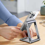 Suport de birou UGREEN birou LP263 (80708), Folding Feature, Premium Metal Build, Non-slip Base, pentru Phone 4.7-7.9, gri