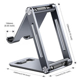 Suport de birou UGREEN birou LP263 (80708), Folding Feature, Premium Metal Build, Non-slip Base, pentru Phone 4.7-7.9, gri