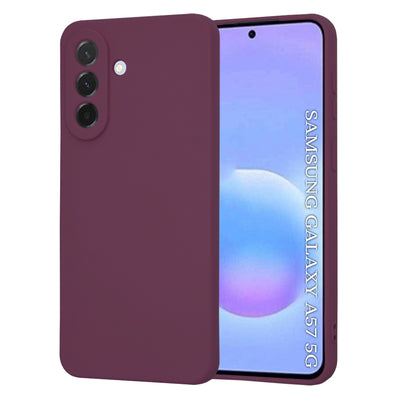 Husa pentru Samsung Galaxy A57 5G, Techsuit SoftFlex, bordo