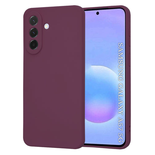 Husa pentru Samsung Galaxy A57 5G, Techsuit SoftFlex, bordo