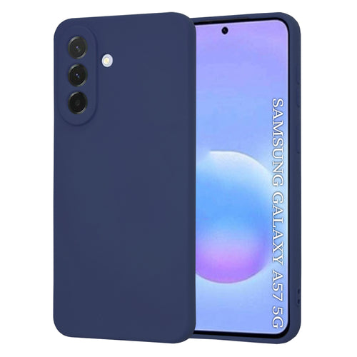Husa pentru Samsung Galaxy A57 5G, Techsuit SoftFlex, bleumarin