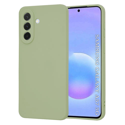 Husa pentru Samsung Galaxy A57 5G, Techsuit SoftFlex, verde