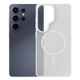 Husa pentru Samsung Galaxy S26 Ultra, 3mk Smoke MagCase, alb