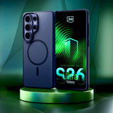 Husa pentru Samsung Galaxy S26 Ultra, 3mk Smoke MagCase, alb