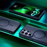 Husa pentru Samsung Galaxy S26 Ultra, 3mk Smoke MagCase, alb
