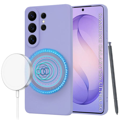 Husa pentru Samsung Galaxy S26 Ultra, Techsuit SoftFlex MagSafe, violet