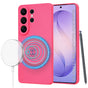 Husa pentru Samsung Galaxy S26 Ultra, Techsuit SoftFlex MagSafe, fucsia