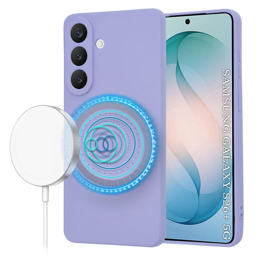 Husa pentru Samsung Galaxy S26 Plus, Techsuit SoftFlex MagSafe, violet