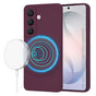 Husa pentru Samsung Galaxy S26, Techsuit SoftFlex MagSafe, bordo