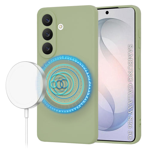 Husa pentru Samsung Galaxy S26, Techsuit SoftFlex MagSafe, verde