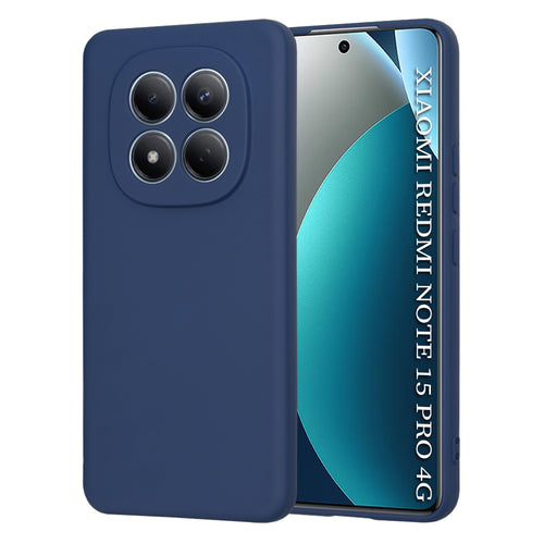 Husa pentru Xiaomi Redmi Note 15 Pro 4G, Techsuit SoftFlex, bleumarin