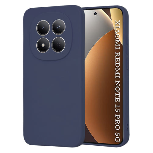 Husa pentru Xiaomi Redmi Note 15 Pro 5G, Techsuit SoftFlex, bleumarin