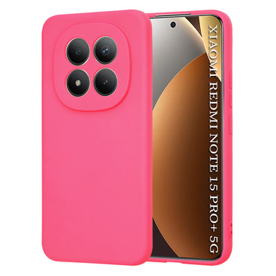 Husa pentru Xiaomi Redmi Note 15 Pro+ 5G, Techsuit SoftFlex, fucsia