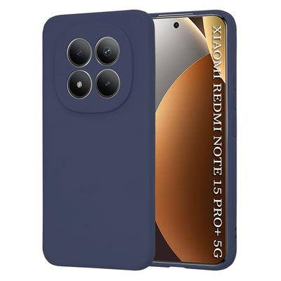 Husa pentru Xiaomi Redmi Note 15 Pro+ 5G, Techsuit SoftFlex, bleumarin
