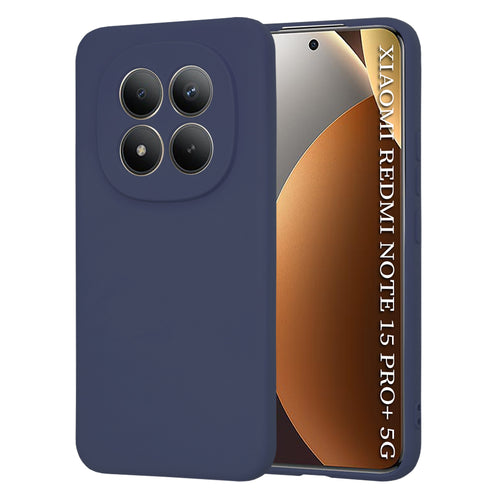 Husa pentru Xiaomi Redmi Note 15 Pro+ 5G, Techsuit SoftFlex, bleumarin
