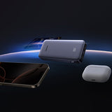 Baterie externa UGREEN Nexode PB532 (55989B), Incarcare rapida, Afisaj digital, USB, 2x Type-C, USB-C Cable, 30W, 20000mAh, gri
