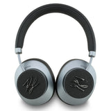 Casti wireless Karl Lagerfeld Grained Initials (KLBHP73PSAKLSK), Over-ear Casca, ANC, Bluetooth, Type-C, negru