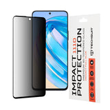 Folie de protectie pentru Honor X8 4G, Techsuit 111D Privacy Full Glue
