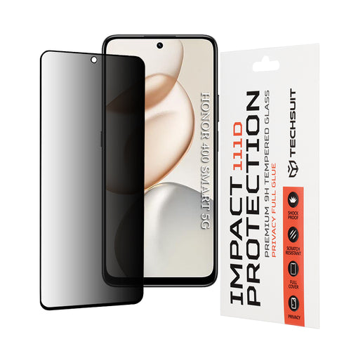 Folie de protectie pentru Honor X7b, Techsuit 111D Privacy Full Glue