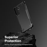Husa pentru Samsung Galaxy A57 5G, Ringke Fusion X, negru