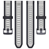 Curea pentru Withings ScanWatch 38mm, Techsuit Watchband 18mm (W053), alb