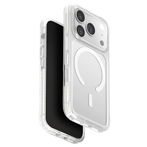 Husa pentru iPhone 17 Pro Max, UNIQ Combat MagClick, alb