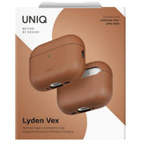 Husa casti pentru AirPods Pro 3, Uniq Lyden Vex Series, maro