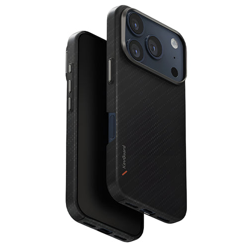 Husa pentru iPhone 17 Pro Max, UNIQ Keva Aramid, negru
